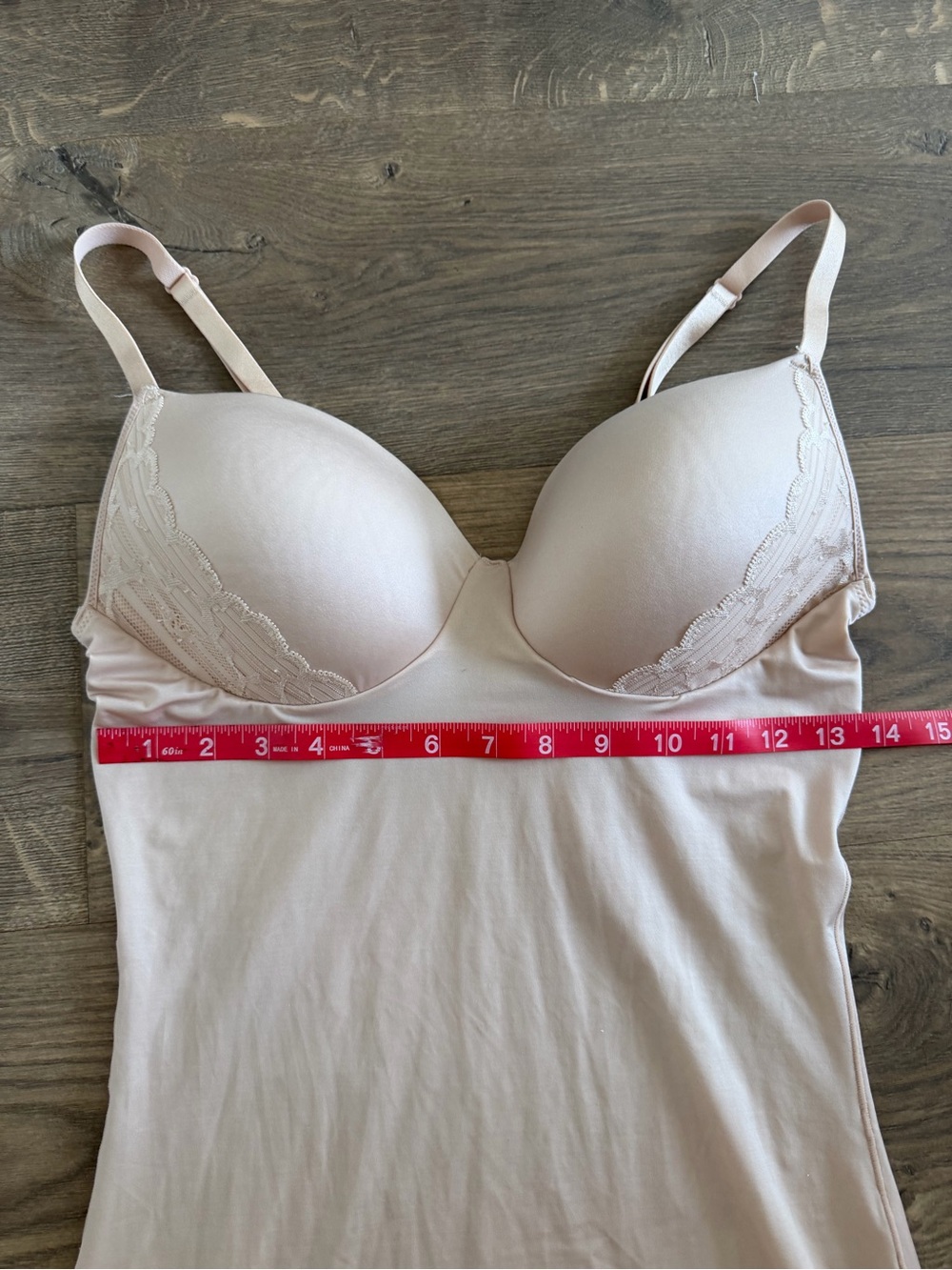 Assets by Spanx Size L Nude Built-In Bra Shaping Slip - Picture 5 of 7